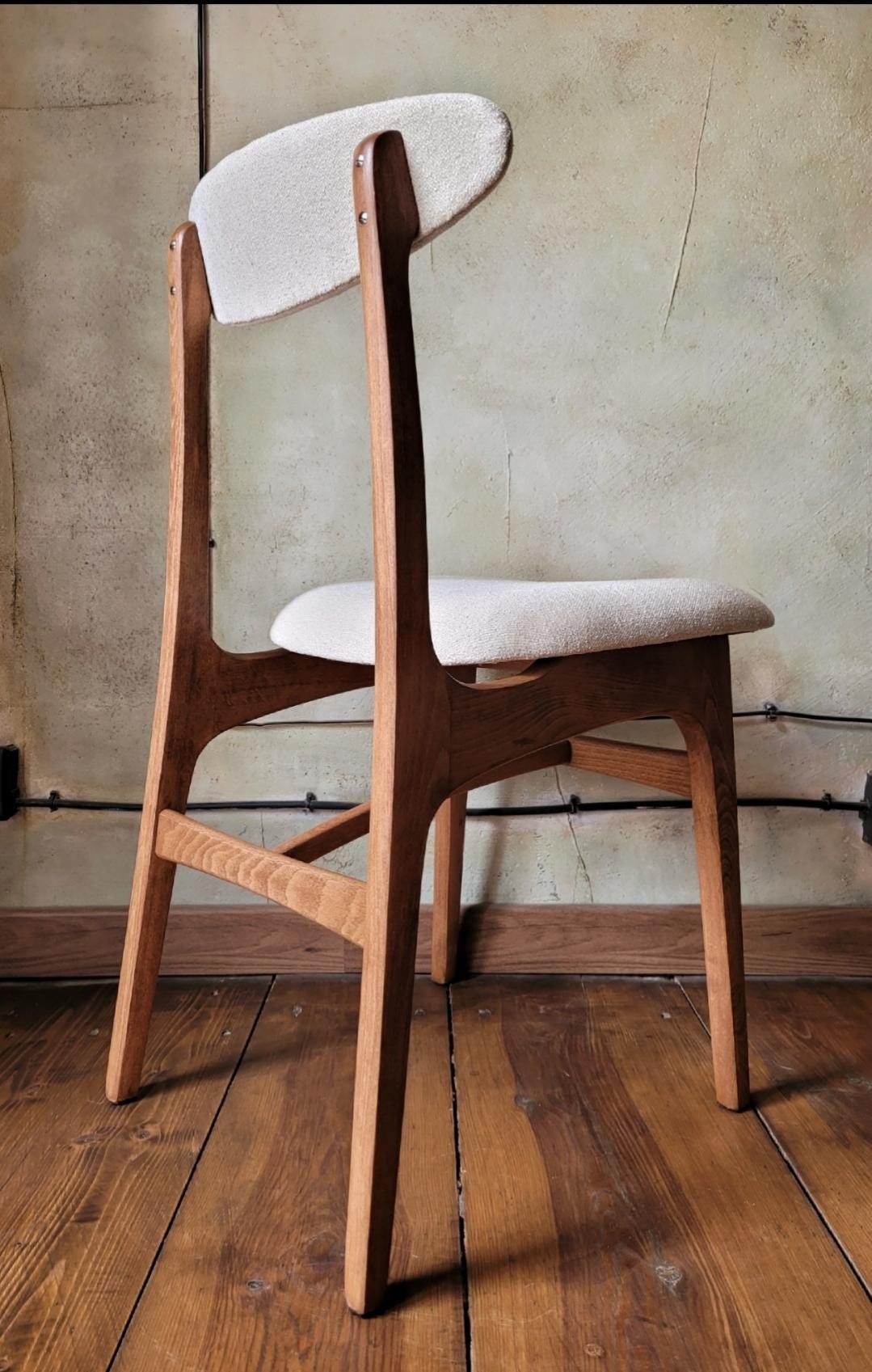Mid Century Polish Dining Chair Type 200-190 by R. Hałas