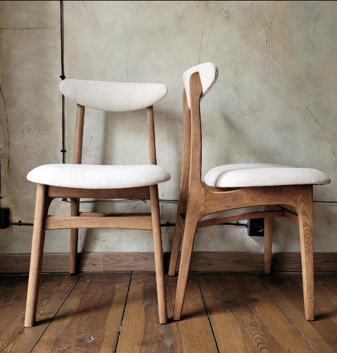 Mid Century Polish Dining Chair Type 200-190 by R. Hałas