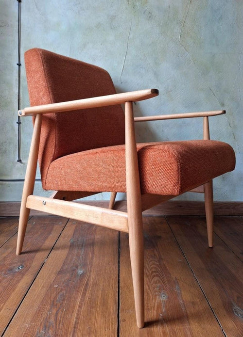 Fotel Lisek 300-190 PRL Design Vintage polish armchair mid century
