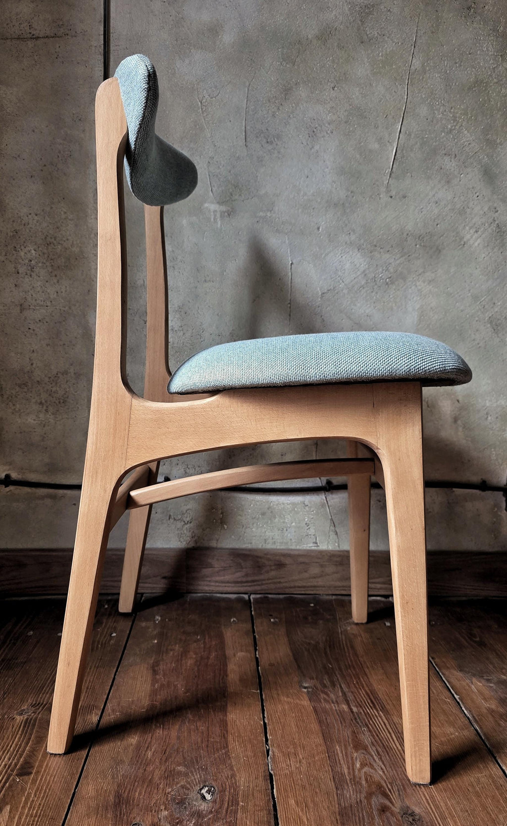 Mid Century Polish Dining Chair Type 200-190 by R. Hałas 1960s 1970s