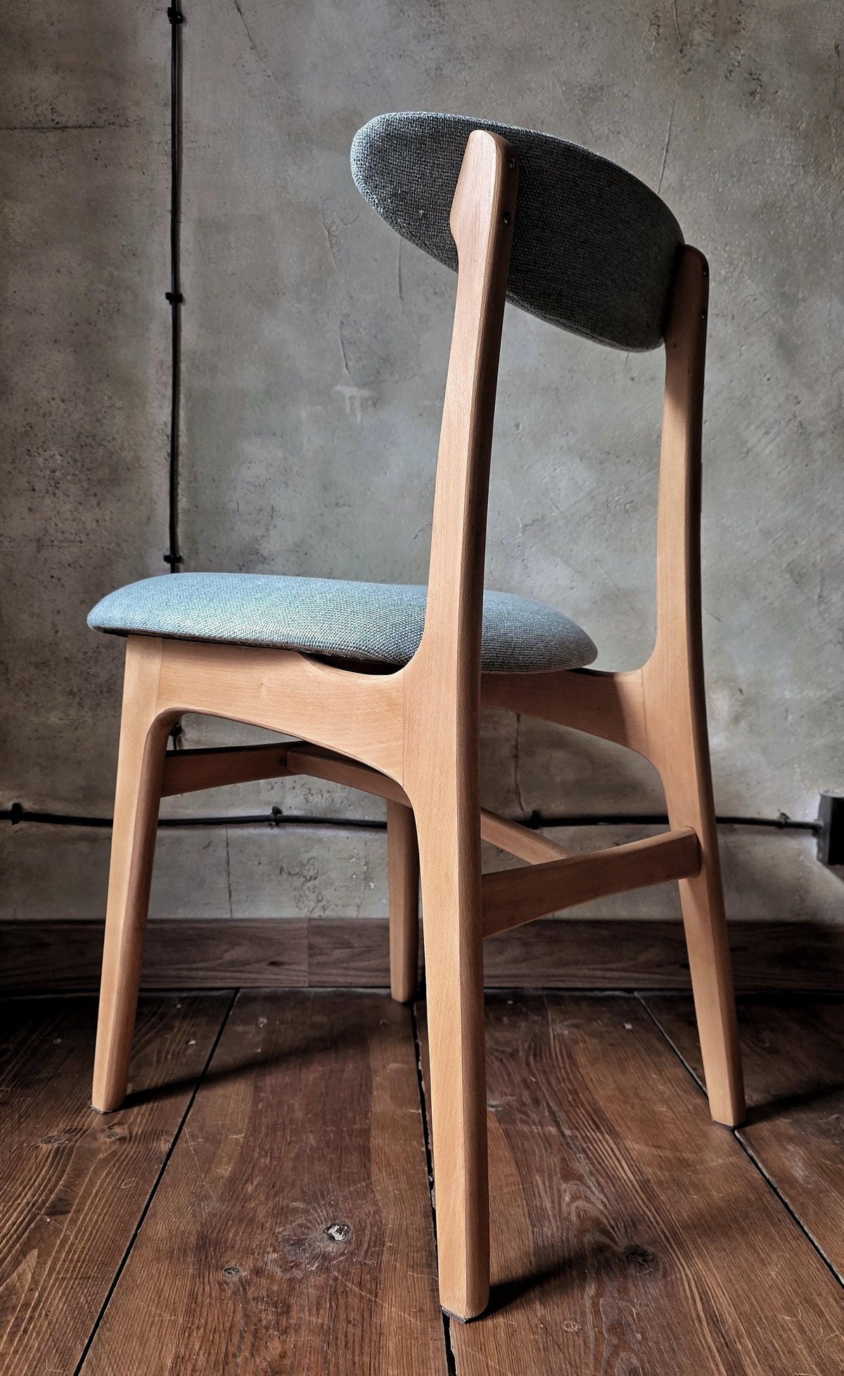Mid Century Polish Dining Chair Type 200-190 by R. Hałas 1960s 1970s