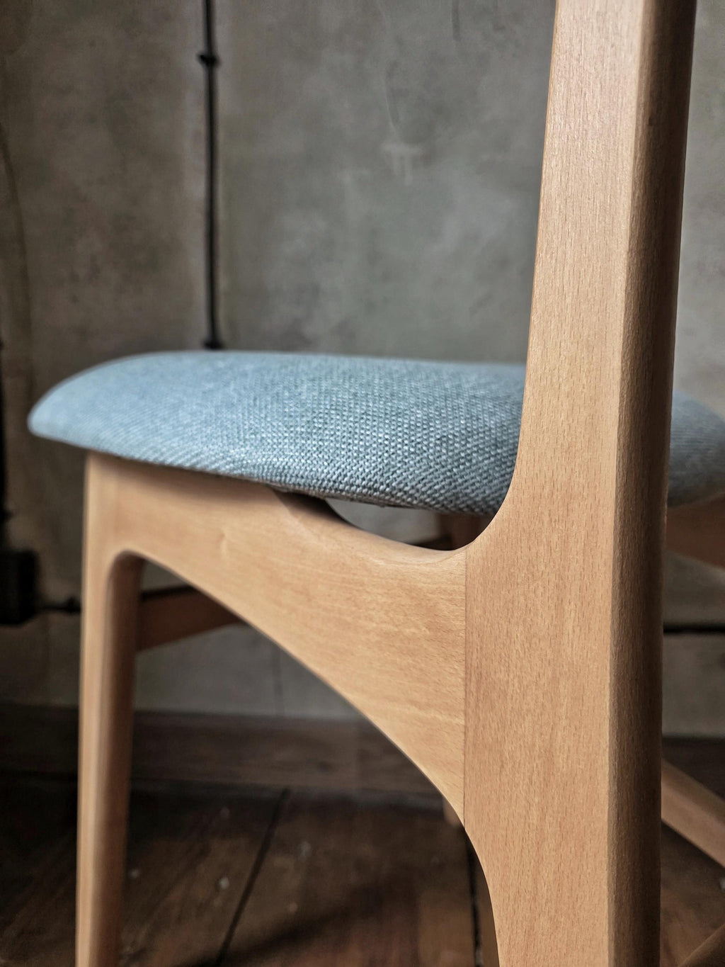 Mid Century Polish Dining Chair Type 200-190 by R. Hałas 1960s 1970s