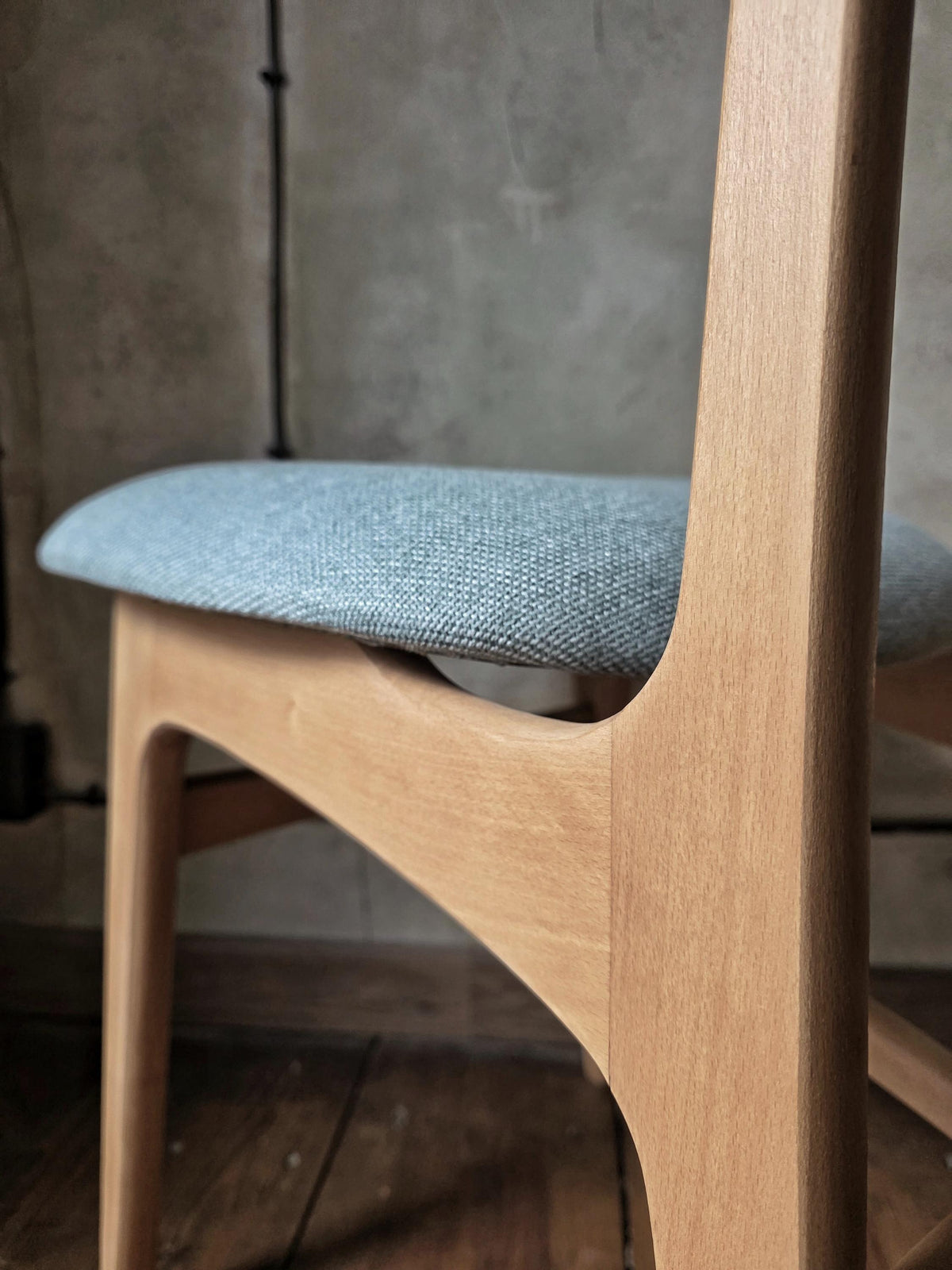 Mid Century Polish Dining Chair Type 200-190 by R. Hałas 1960s 1970s