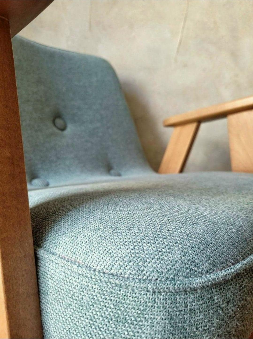 Józef Chierowski Model 366, Restored Mid Century Modern Armchair, Vintage 1960s Polish Design Lounge Chair