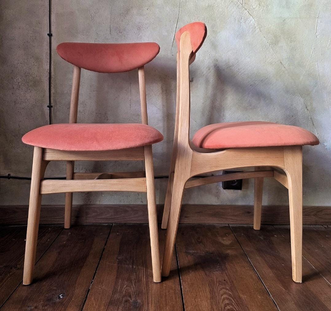 Krzesto R.Hatas 200-190 PRL Design Vintage polish mid-century chair