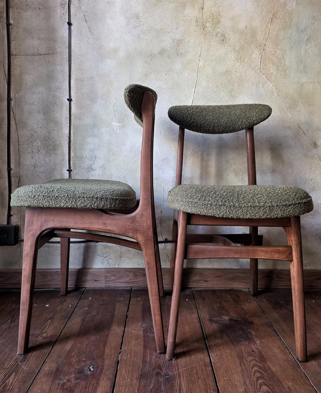 Mid Century Polish Dining Chair Type 200-190 by R. Hałas