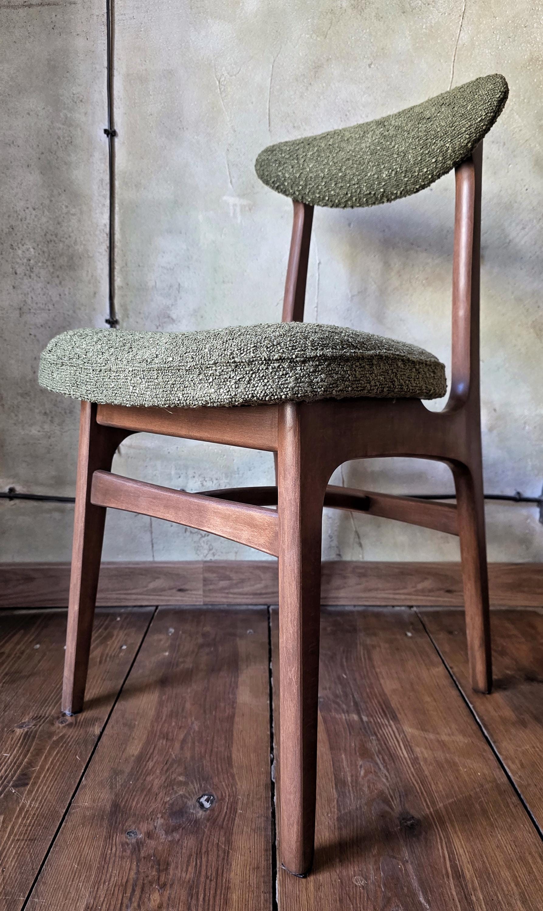 Mid Century Polish Dining Chair Type 200-190 by R. Hałas