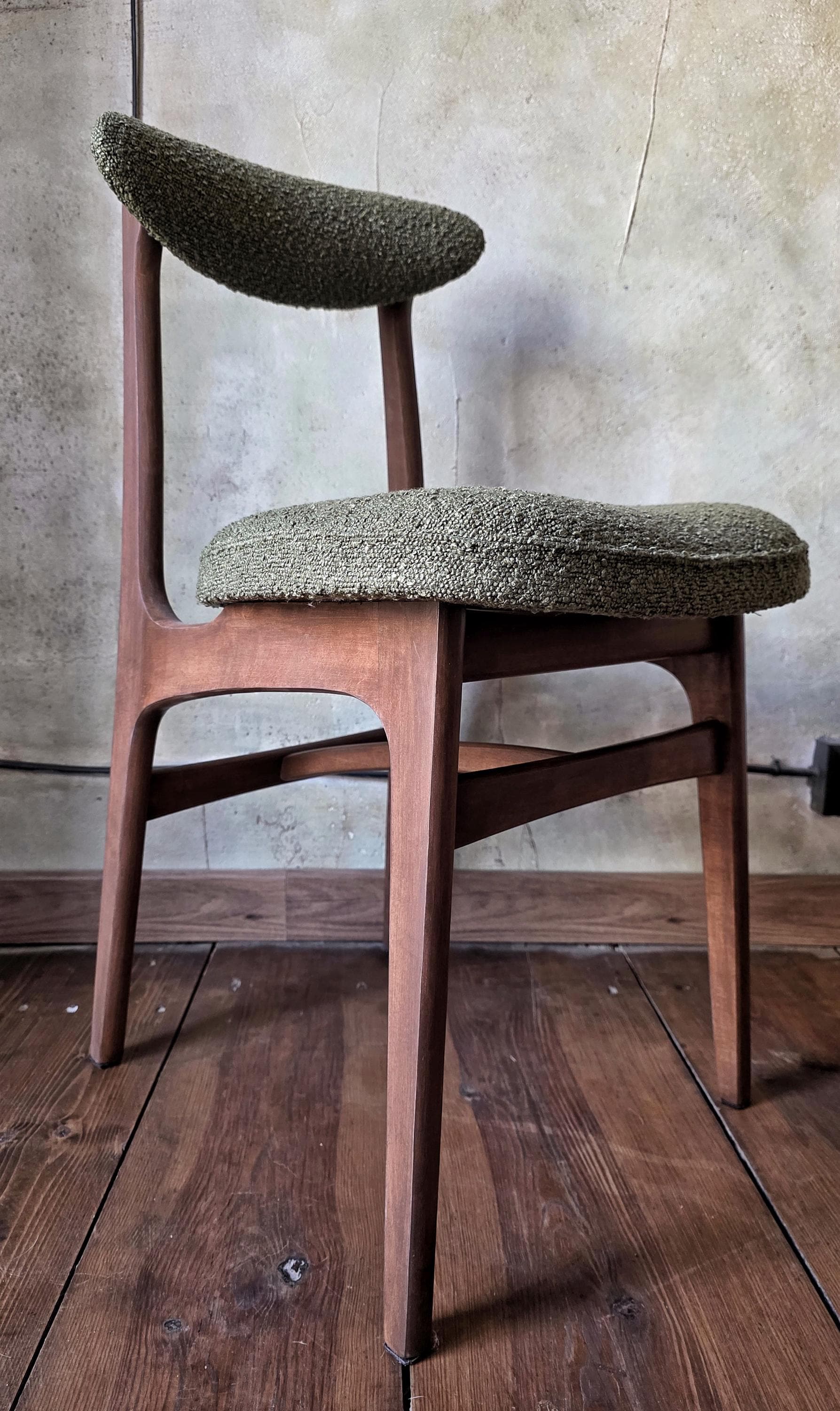 Mid Century Polish Dining Chair Type 200-190 by R. Hałas