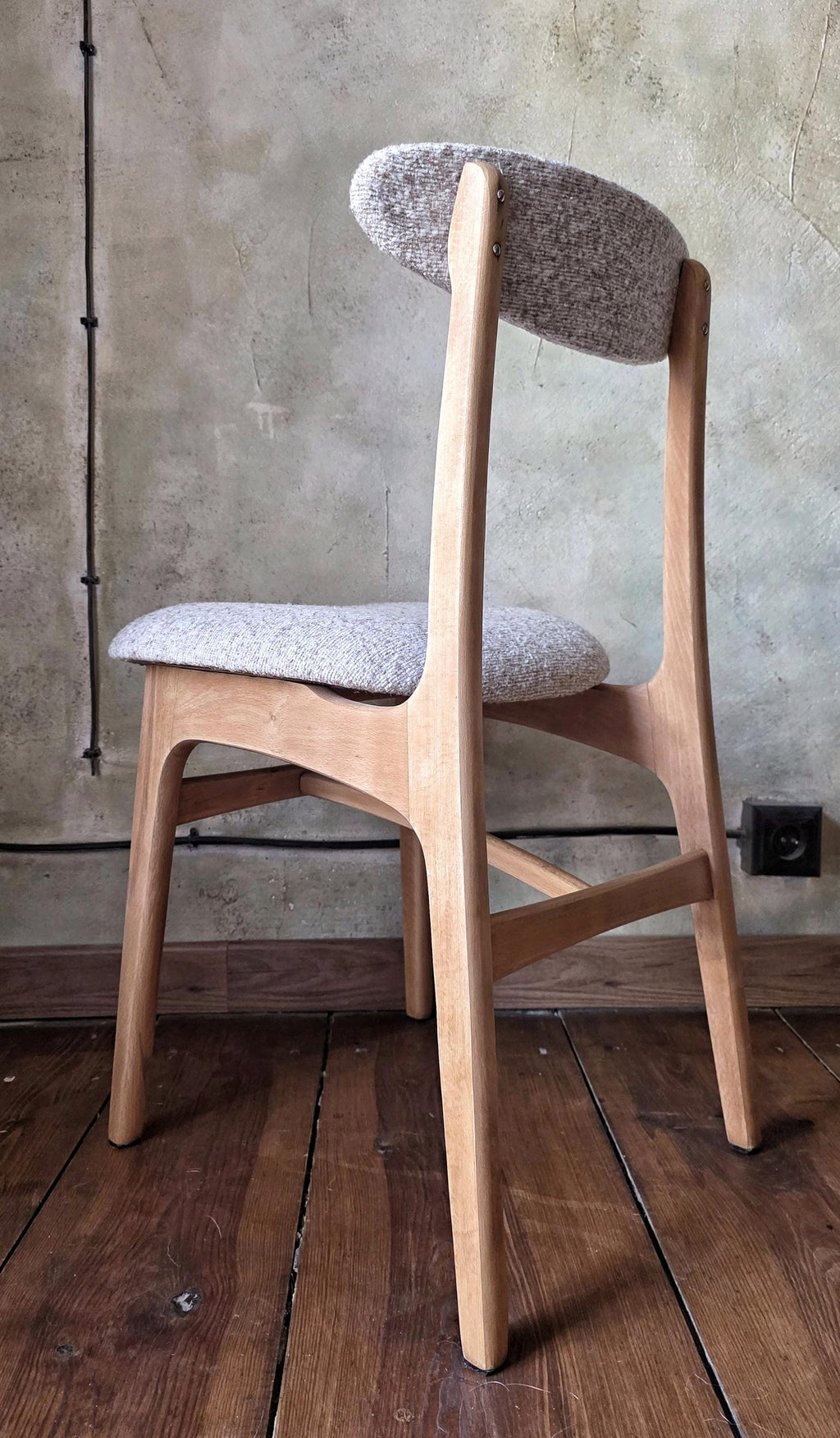 Mid Century Polish Dining Chair Type 200-190 by R. Hałas 1960s 1970s