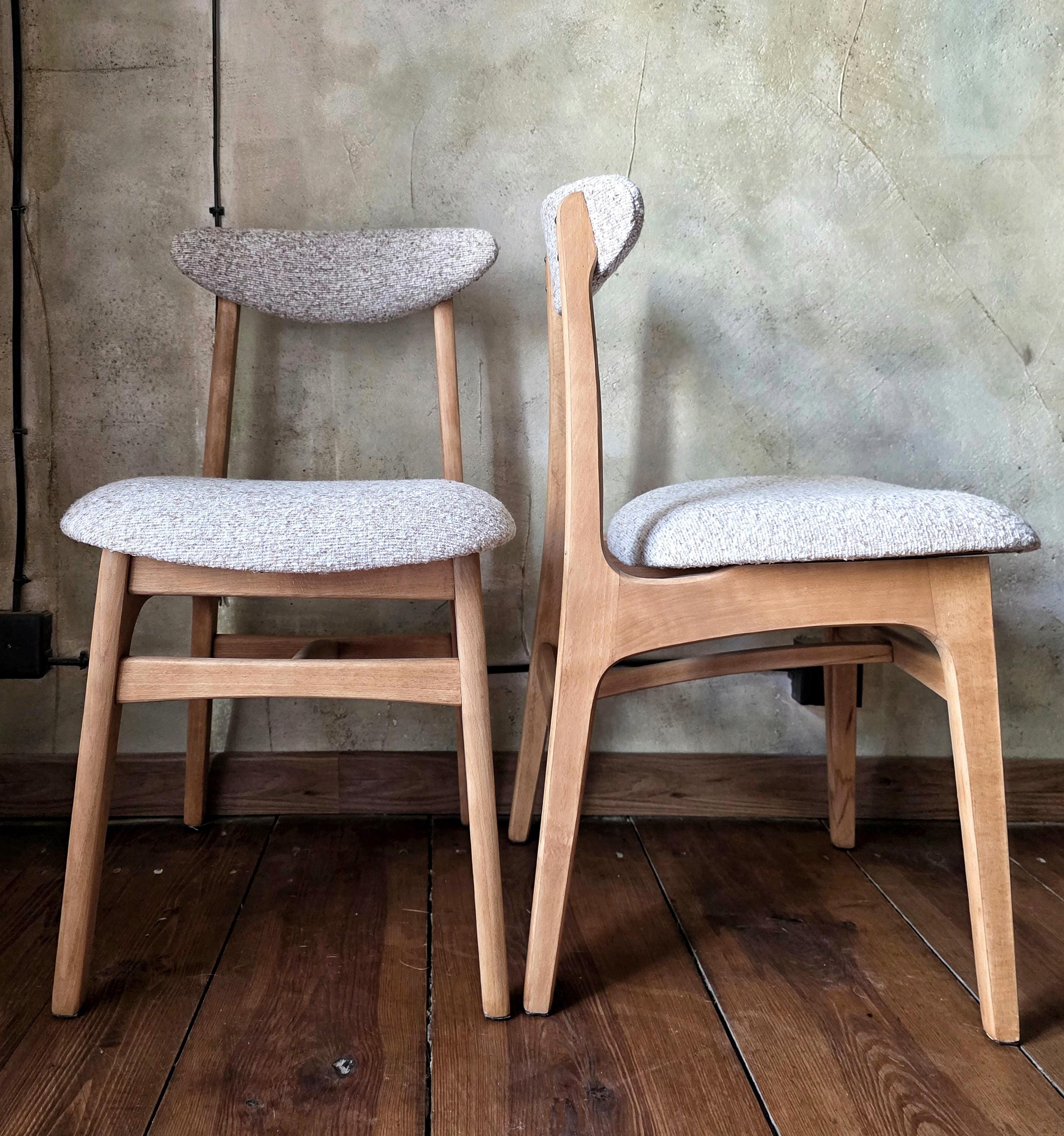 Mid Century Polish Dining Chair Type 200-190 by R. Hałas 1960s 1970s