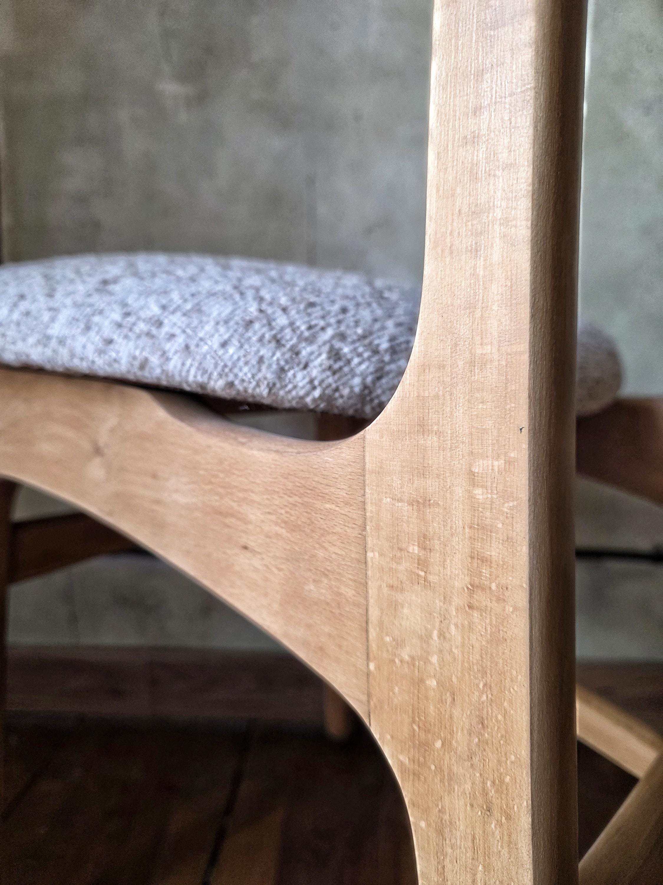 Mid Century Polish Dining Chair Type 200-190 by R. Hałas 1960s 1970s