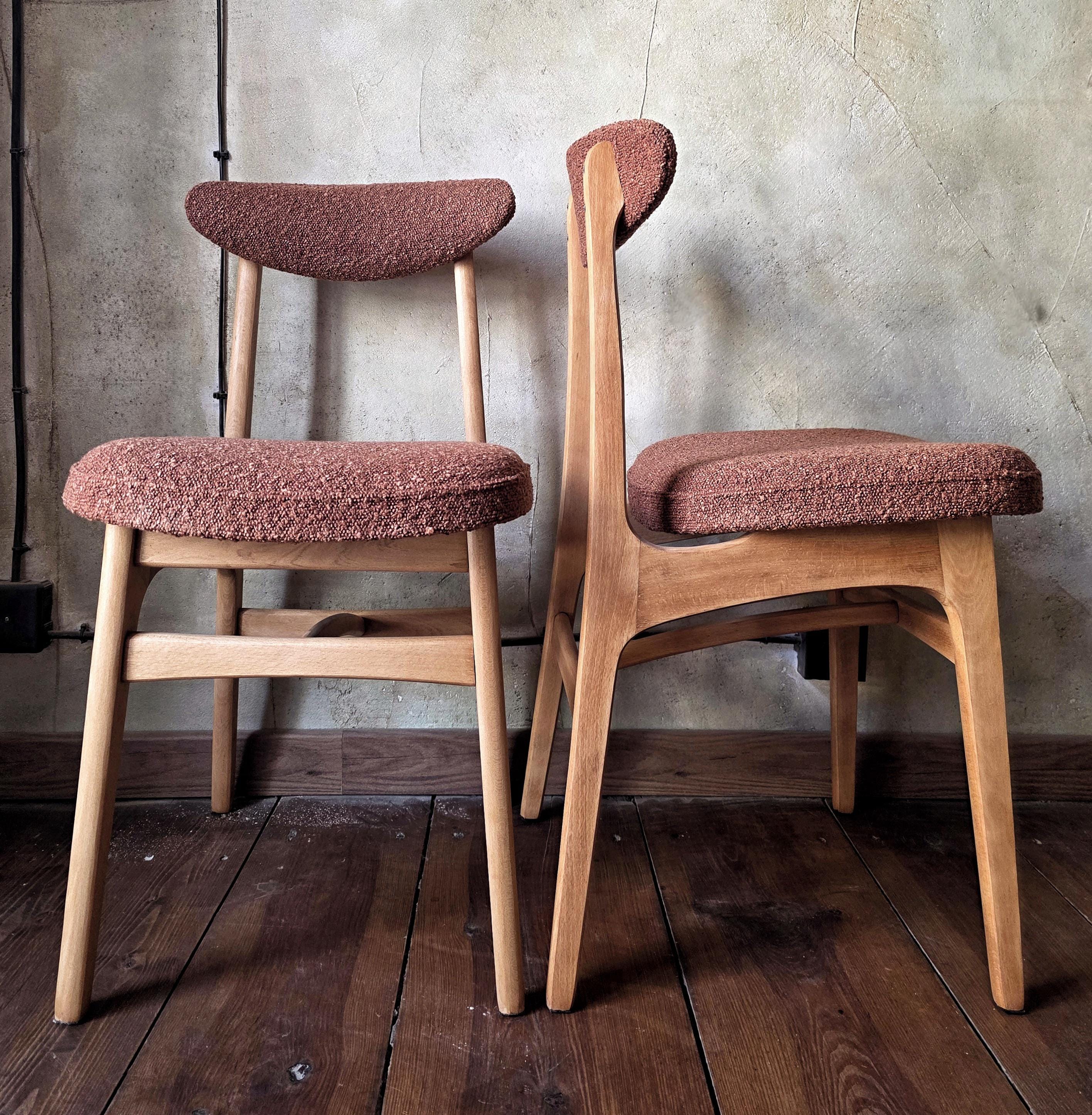 Mid Century Polish Dining Chair Type 200-190 by R. Hałas