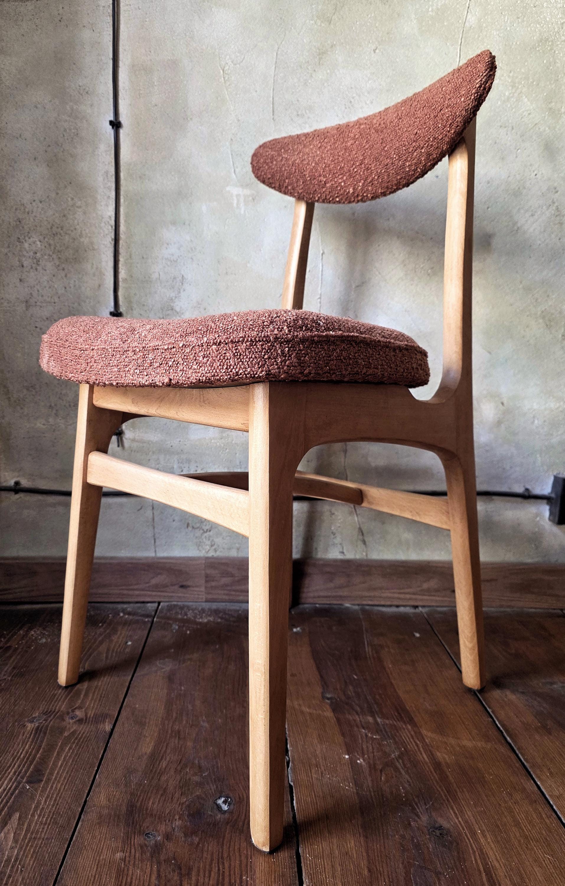 Mid Century Polish Dining Chair Type 200-190 by R. Hałas