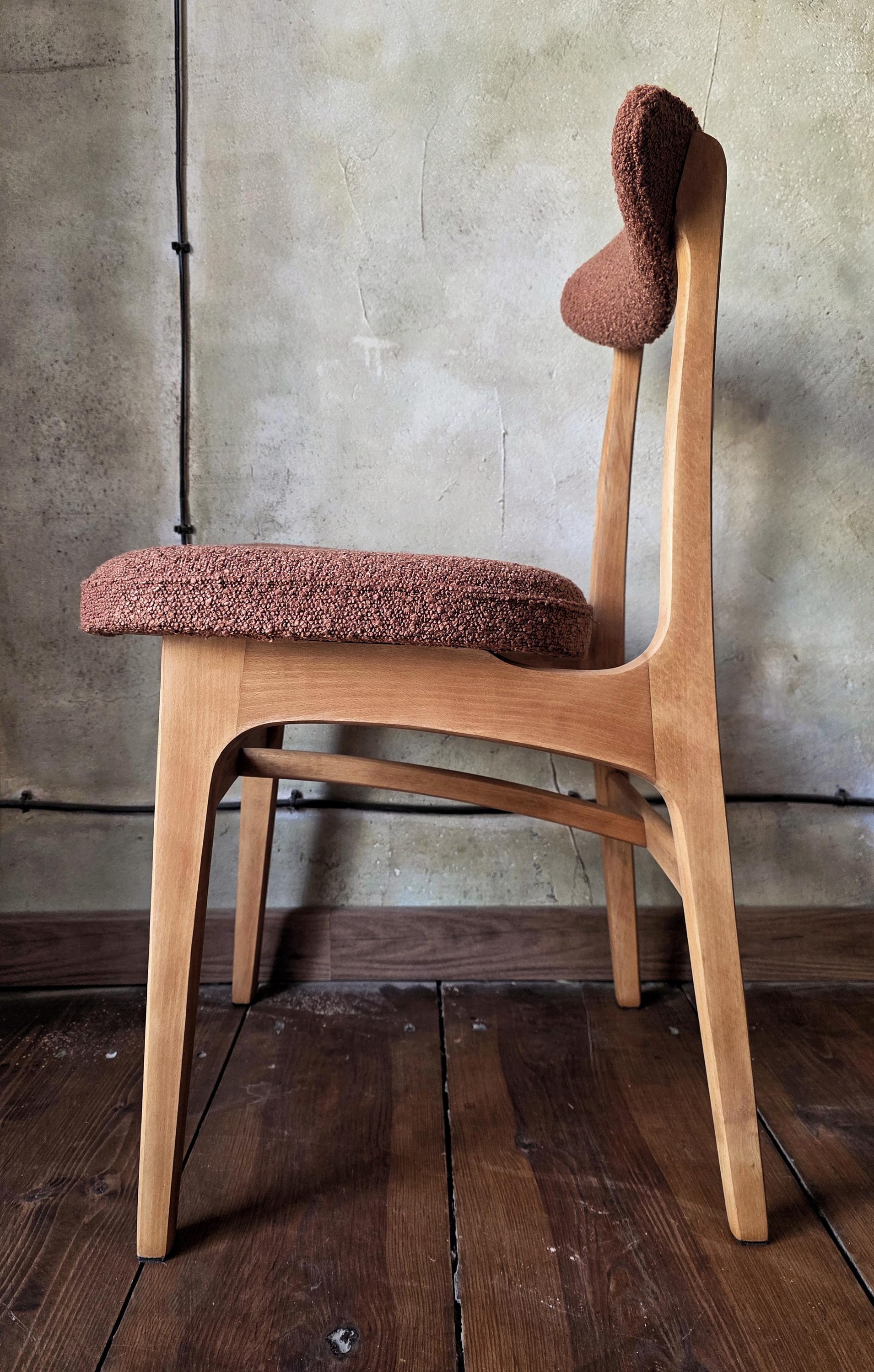 Mid Century Polish Dining Chair Type 200-190 by R. Hałas