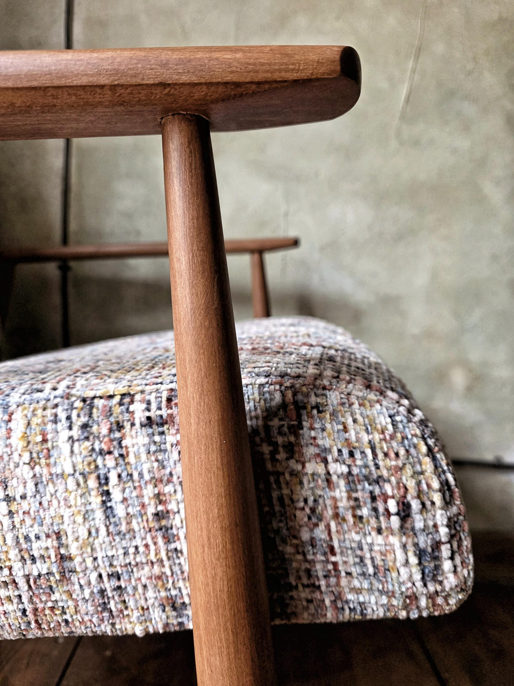Fotel Lisek 300-190 PRL Design Vintage polish armchair mid century