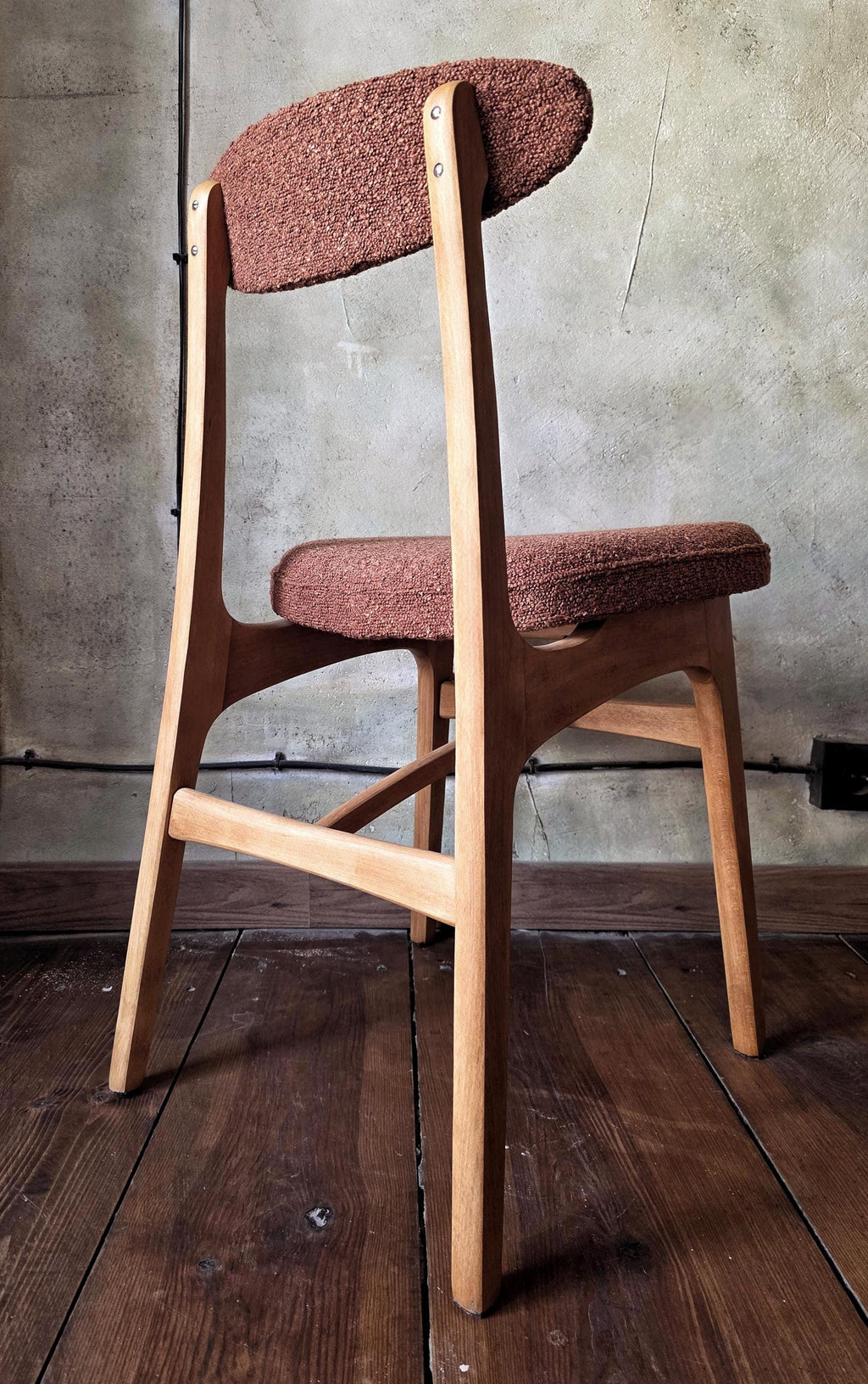 Mid Century Polish Dining Chair Type 200-190 by R. Hałas