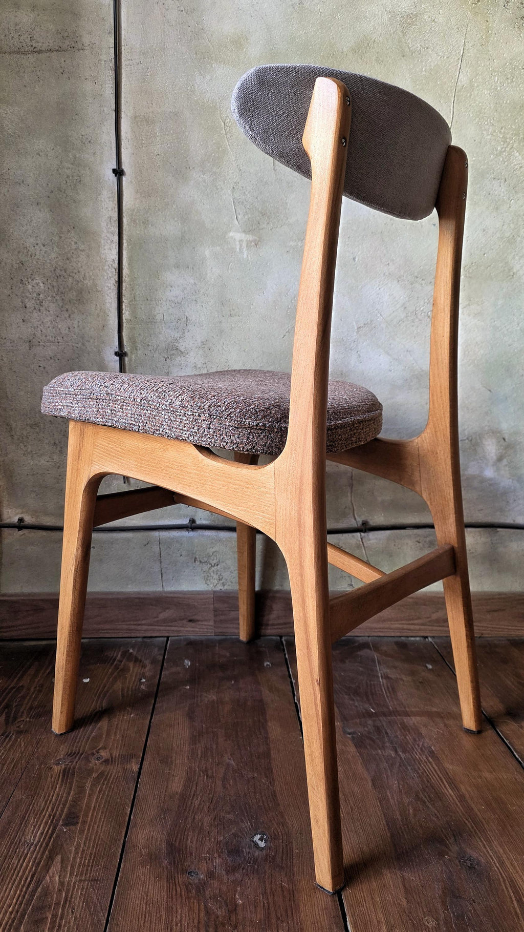 Mid Century Polish Dining Chair Type 200-190 by R. Hałas