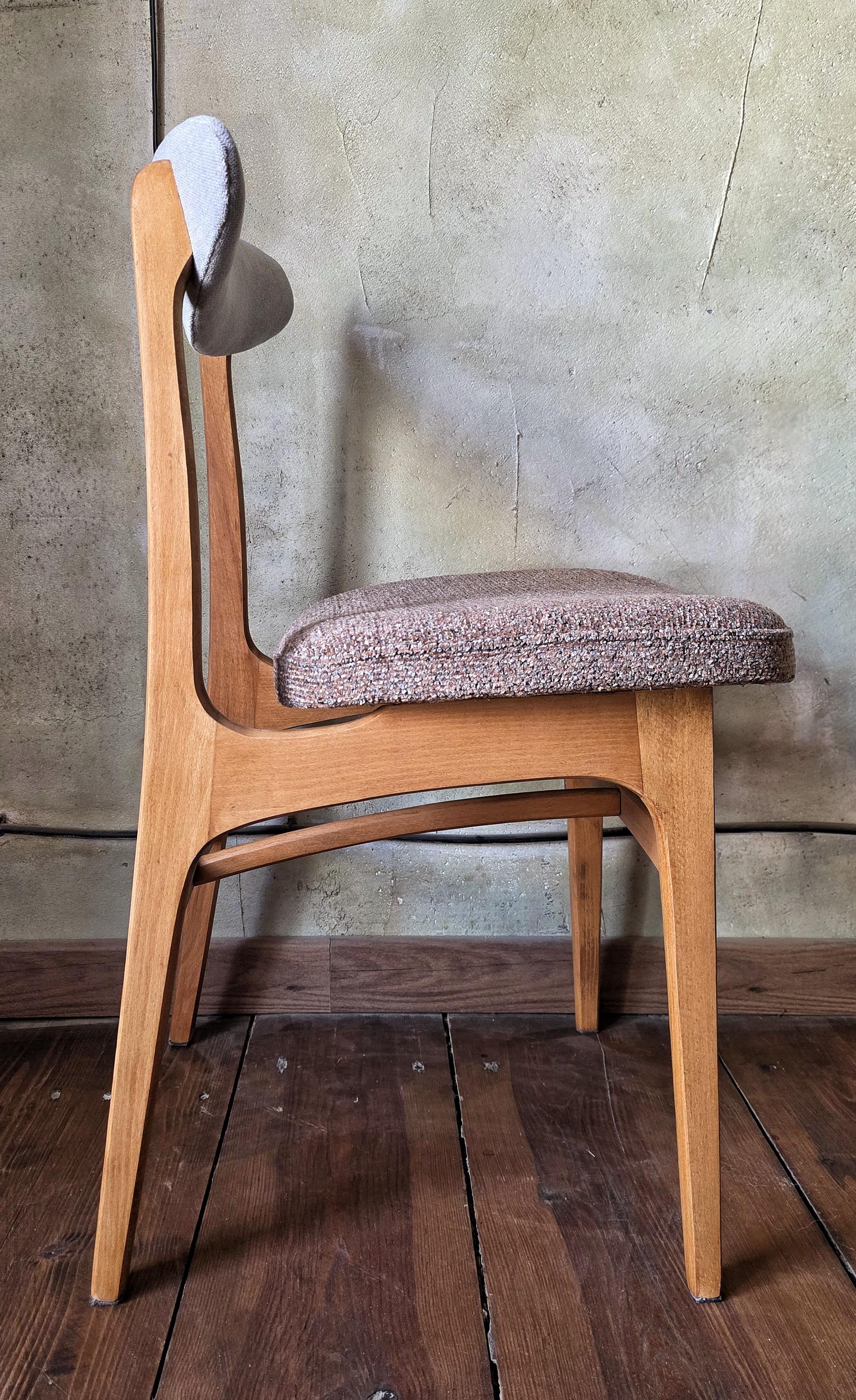 Mid Century Polish Dining Chair Type 200-190 by R. Hałas