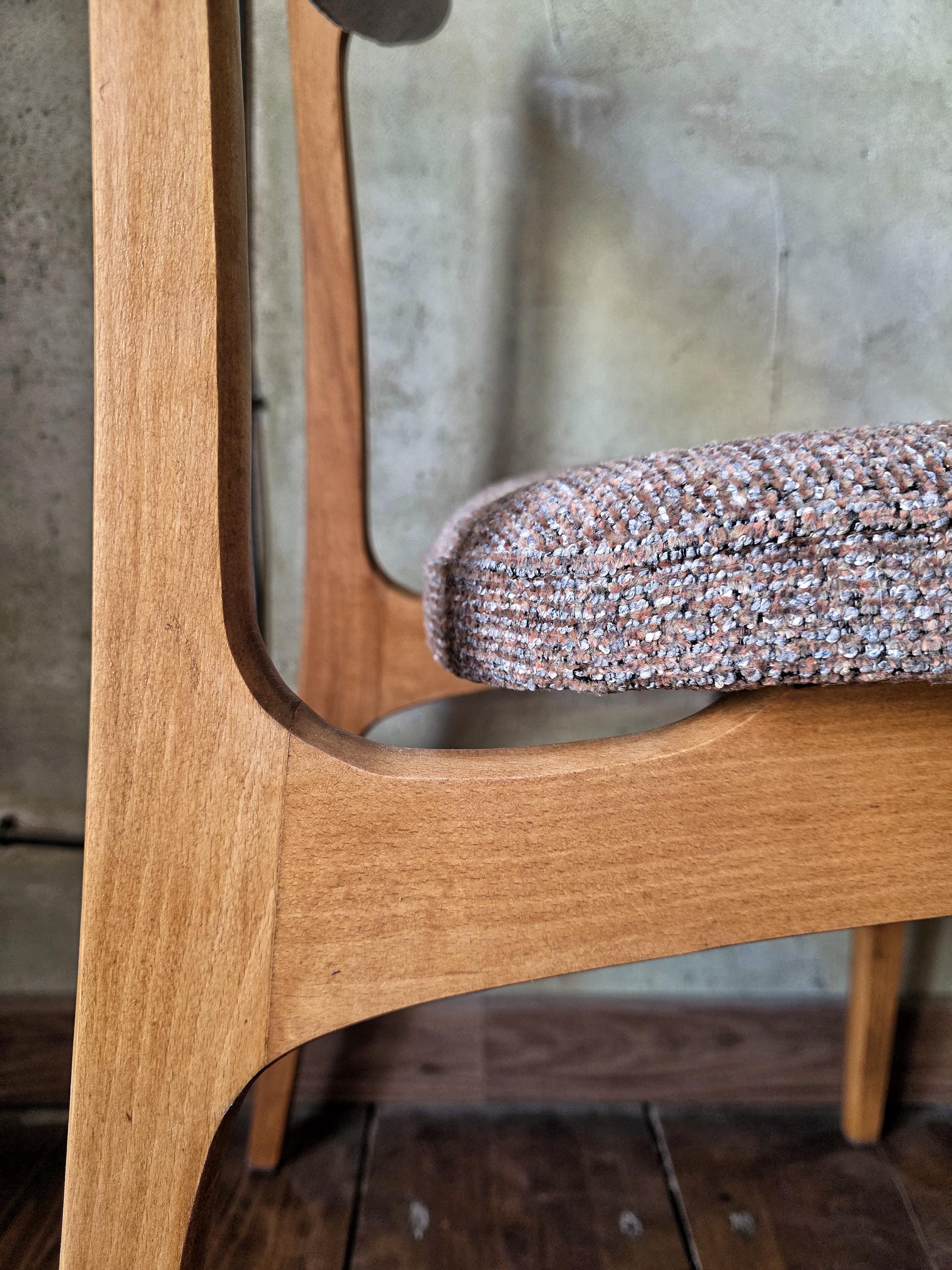 Mid Century Polish Dining Chair Type 200-190 by R. Hałas