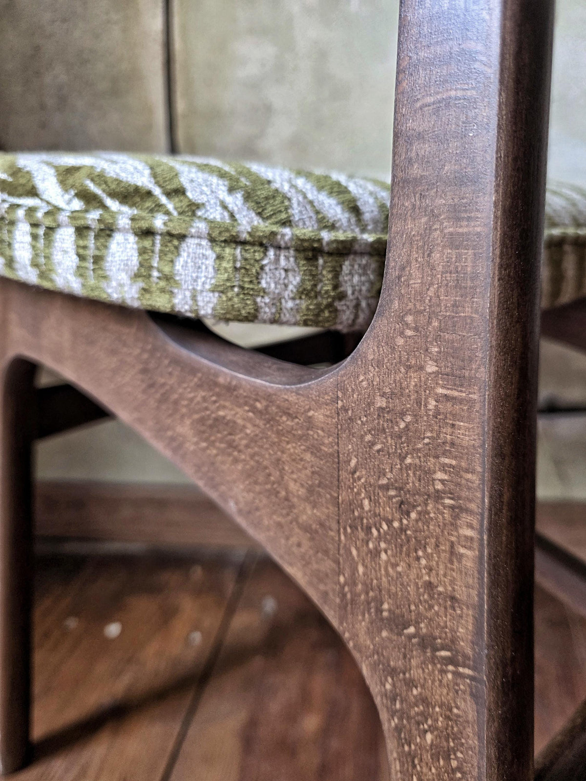 Vintage Dining Chair Type 200-190 by R. Hałas, Mid Century Modern Polish Design, Wooden Chair, 1960s 1970s