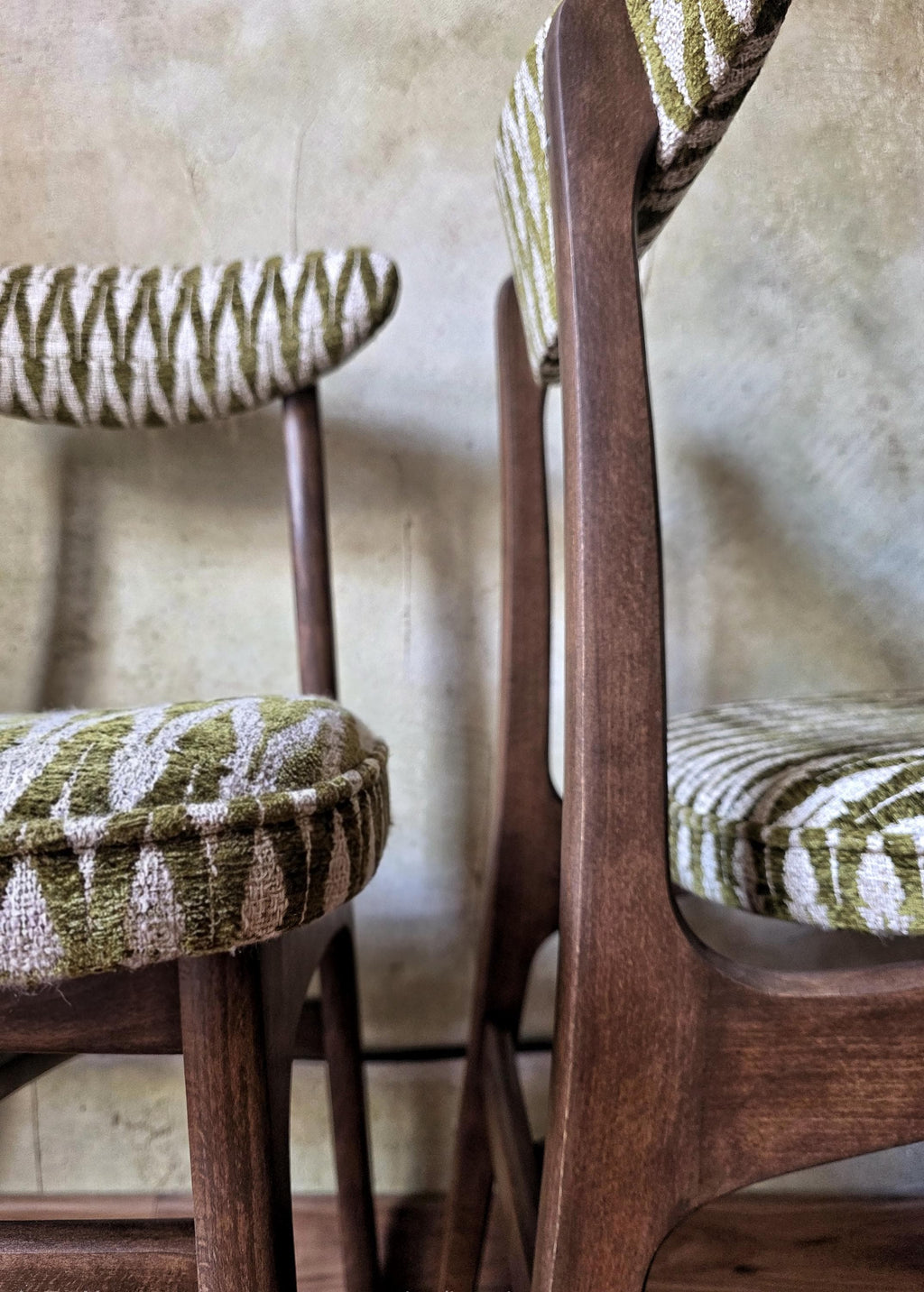 Vintage Dining Chair Type 200-190 by R. Hałas, Mid Century Modern Polish Design, Wooden Chair, 1960s 1970s