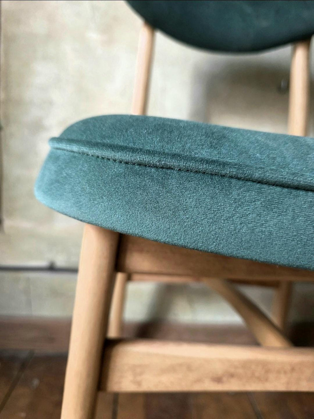 Mid Century Polish Dining Chair Type 200-190 by R. Hałas 1960s 1970s