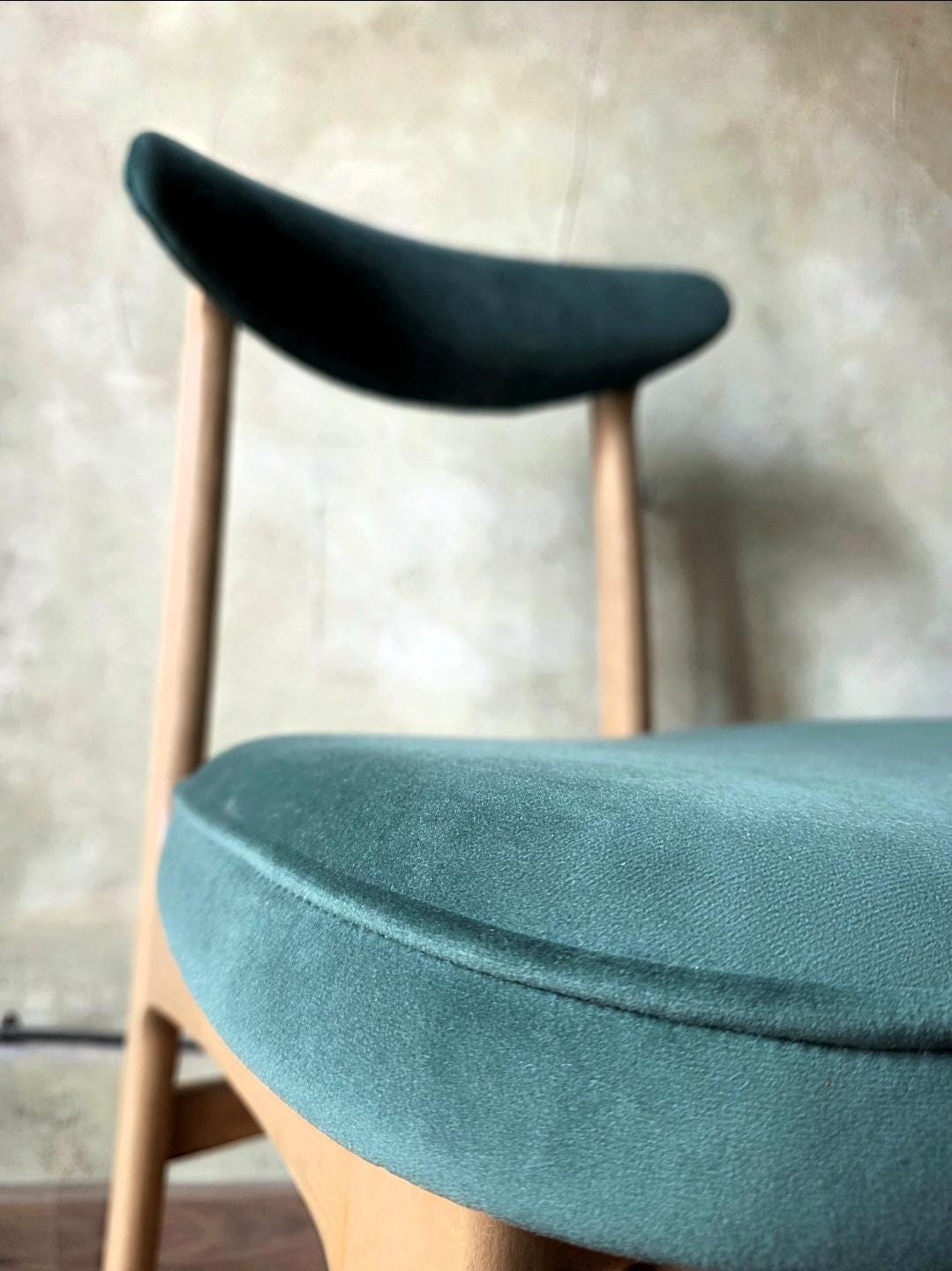 Mid Century Polish Dining Chair Type 200-190 by R. Hałas 1960s 1970s