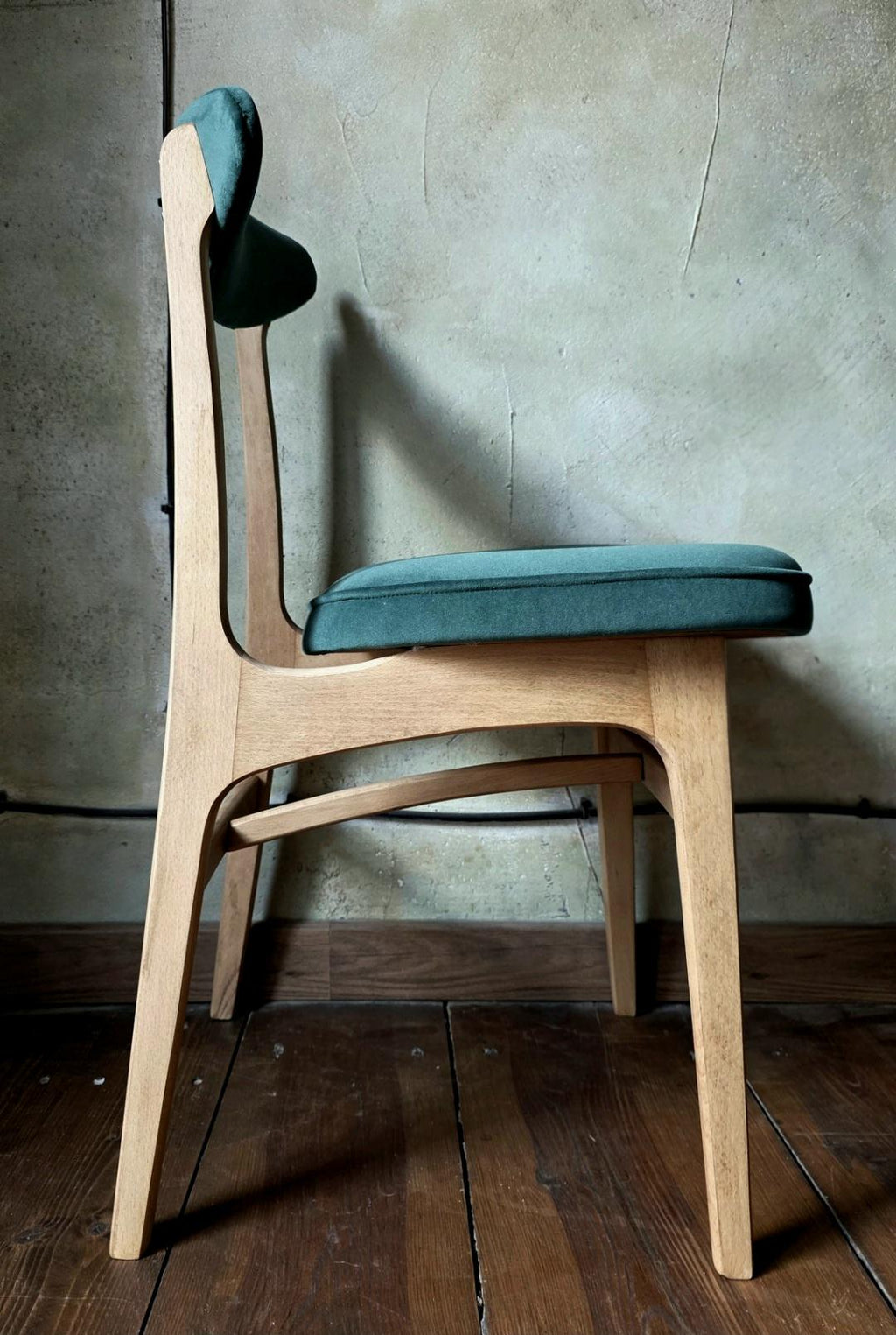 Mid Century Polish Dining Chair Type 200-190 by R. Hałas 1960s 1970s