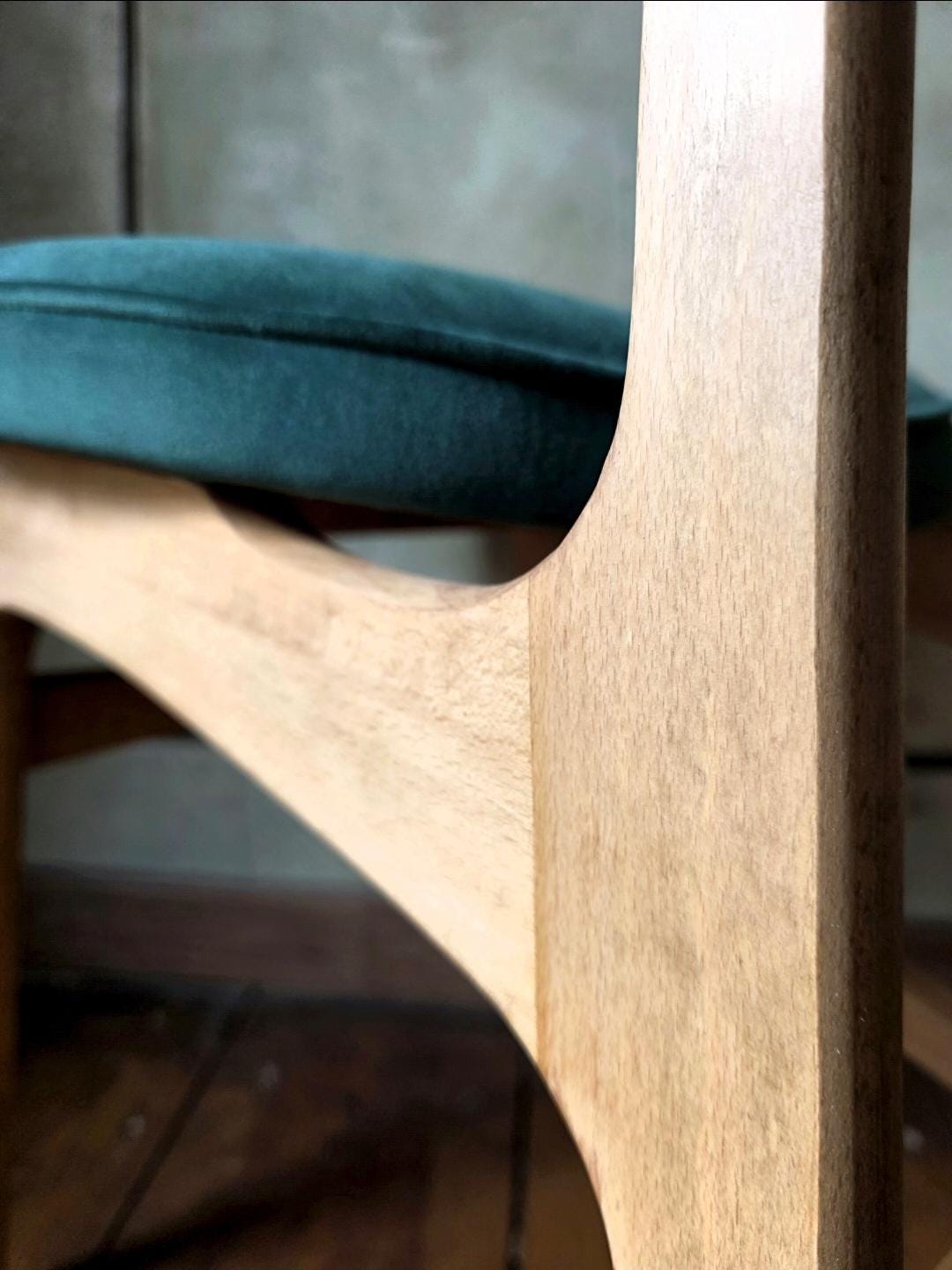 Mid Century Polish Dining Chair Type 200-190 by R. Hałas 1960s 1970s