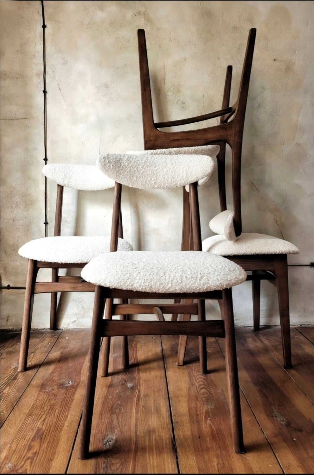Krzesło Hałas 200-190 – polski design PRL, vintage